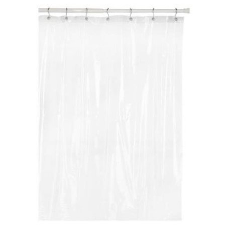 CARNATION HOME FASHIONS Carnation Home Fashions USC-8/26 72 in. x 72 in. 8 Gauge Hotel Vinyl Shower Curtain Liner - Super Clear USC-8/26